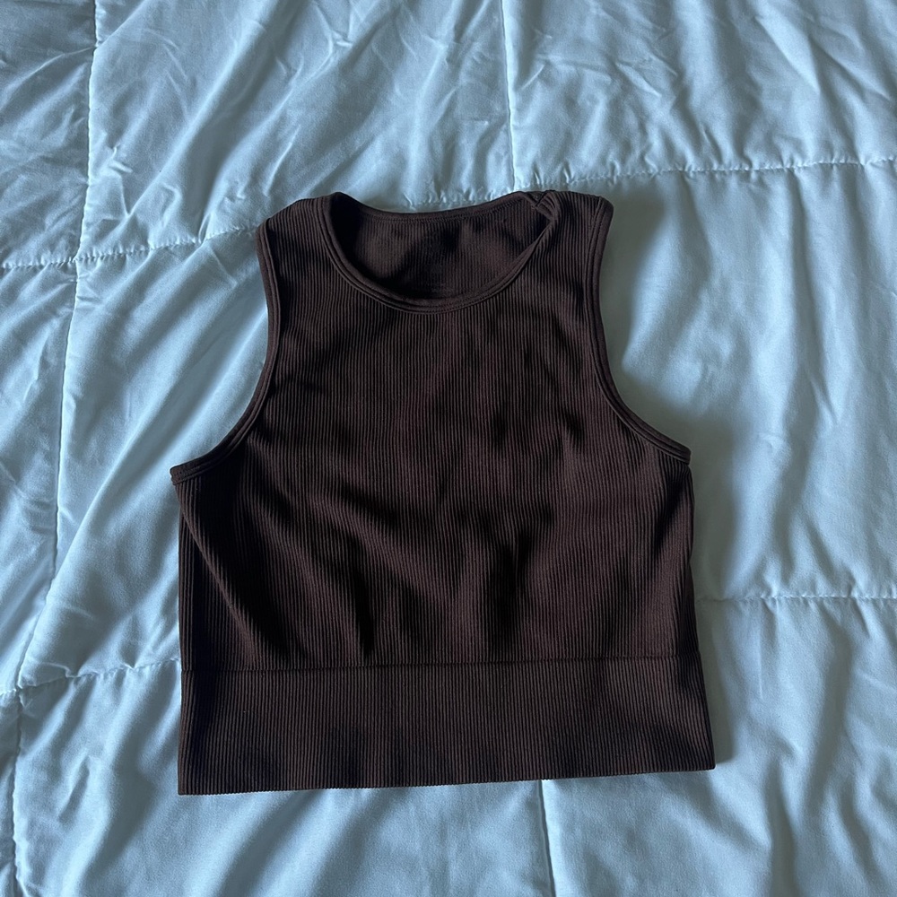 Brown tank top